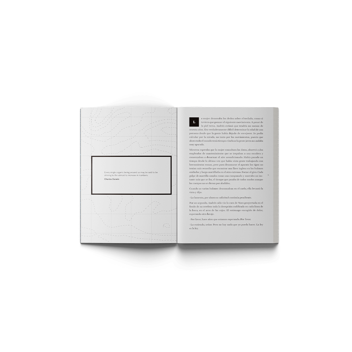 interior del libro